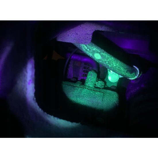 Latarka lampa UV do sprawdzania szczelności układu klimatyzacji